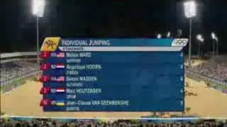 Equestrian - Individual Jumping Final - Beijing 2008 Summer Olympic Games