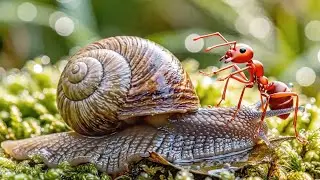 Can 3D Cartoon Ants Survive a Real Forest? 🐜 (8K Mixed Media)