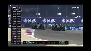 Fernando Alonso overtake on Lewis Hamilton Bahrain GP 2023