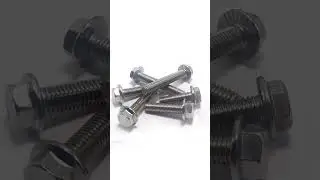 Hex Flange Bolt Serrated Full Thread A2 Stainless Steel