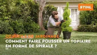 Comment faire pousser un topiaire en forme de spirale ? | Conseils de jardinage STIHL