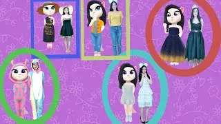 Imitate Angela Cosplay Wearing All Outfits | My Talking Angela 2 In The Real Life