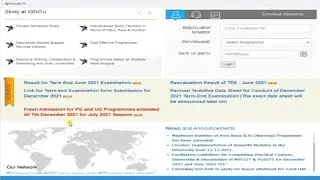 IGNOU- New fresh admission for july session ll Last date extended till 7th December 2021ll