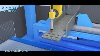 Metal Steel Fabrication | H Beam Profile Cutting Coping Machine Production Line