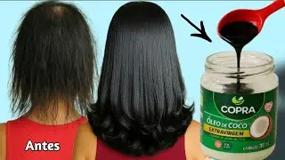 O CABELO CRESCE MUITO N&Atilde;O CAI 1 FIO / controla a Quebra e a Queda do cabelo 