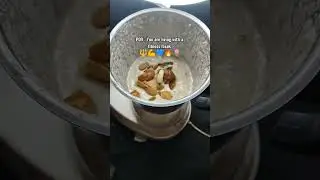 The Recipe of High calorie Banana Smoothie 🤤🥤 is in description #youtubeshorts #viral #rap #cooking