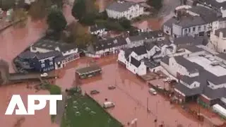 Сильное наводнение обрушилось на Южный Уэльс после разрушительного шторма &laquo;Клаудия&raquo; | APT