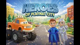 Heroes of Playmat City 💪🚗 | When Vehicles Work Together | Kids Learning Story