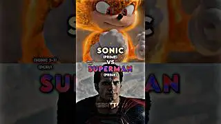 Sonic vs Superman