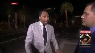 Stephen A Smith and Robert Flores Argue About Floyd Mayweather
