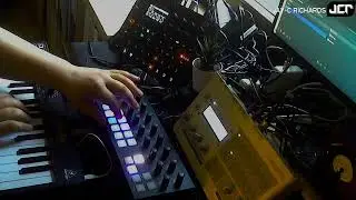 My first Jam Dawless session with  TORSO T-1 , Syntakt , VIRUS TI-Snow