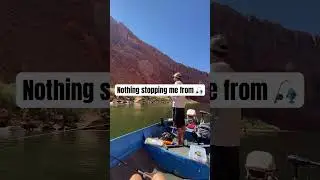 Nature wins again #fishing #thunder #coloradoriver