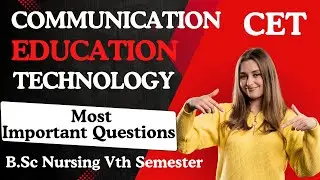 Information Communication Education Technology/ Most Important questions 