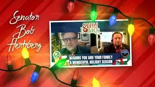 Happy Holidays from the CA. State Majority Leader, Senator Bob Hertzberg
