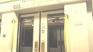 Metrovalencia L2: 4314 arriving at Val&egrave;ncia Sud