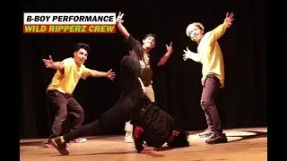 B-BOY Dancers perform in Nepal | Stage Showcase By Wild Ripperz Crew