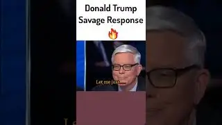 Epic Moment: When Trump Delivered a Savage Response, Destroying Debate Host #donaldtrump