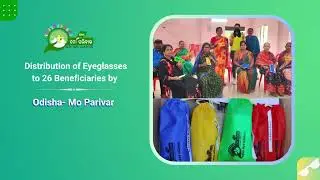 Eyeglasses were distributed by #OdishaMoParivar following an eye camp at NageswarTangi, Bhubaneswar.