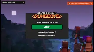 How to fix the Minecraft Dungeons launcher Windows 10 and 7!