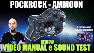 POCKROCK AMMOON  - PEDALEIRA MUITO BARATA e A MAIS PORTÁTIL! MAS SERÁ QUE É BOA?