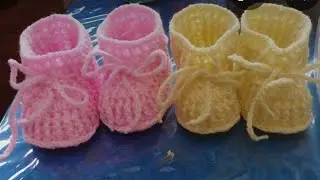 Video aula dos famosos e tão pedidos sapatinhos de bebê