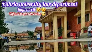 Why it&rsquo;s difficult to Get admission in Law | Bahria university |