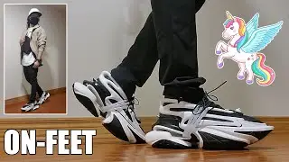 Balmain Unicorn Replicas from AliExpress (On Feet)
