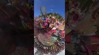 HOLY- festival of colors in ski resort Sheregesh in Siberia