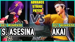KOF XV 🔥 Shermie Asesina (Athena/Leona/Shermie) vs Akai (Rock/Shingo/Sylvie)