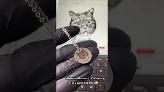 Engraved Pet Pendant: A Lasting Tribute to Your Pet #ipetprints #shorts #dog #memorial #Jewelry