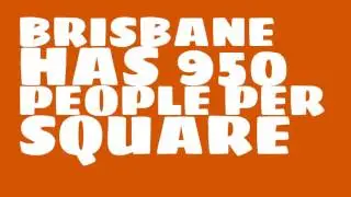 How does the population of Brisbane rank?