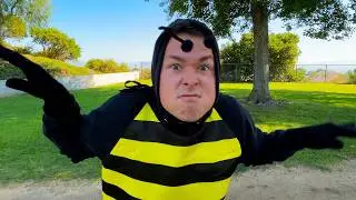 This bee is out for REVENGE! It won&rsquo;t leave me alone! 😫