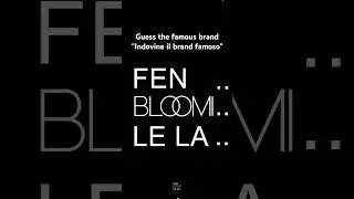 Guess the famous brand #bloomilu