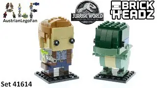 Lego Jurassic World Brickheadz 41614 Owen & Blue - Lego Speed Build Review
