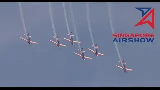 Авиасалон в Сингапуре 2026 &mdash; пилотажная группа ВМС Индонезии (TNI-AU), пресс-показ, 1 февраля 202...