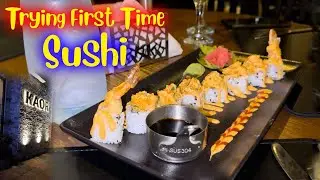 Trying Sushi First Time￼ | Chinese Food | Vlog
