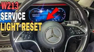 How to Reset Service Light Mercedes Benz E220d W213 (Easy Method)
