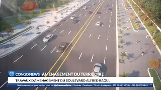 TRAVAUX D’AMENAGEMENT DU BOULEVARD ALFRED RAOUL #grandtravaux  #congo