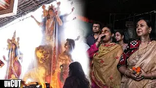 UNCUT | Kajol & Rani Mukherji Durga Puja 2025 | Murti Sthapana | North Bombay Sarbojanin Durga Puja