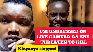 Usi slapped Kinyanya live on camera . Ni kubaya!!