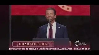 Full Speech of Donald Trump Jr.  at Charlie Kirk Memorial Event