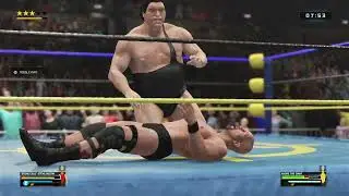 WWE 2K25 Ironman Match Andre The Giant vs Stone Cold Steve Austin