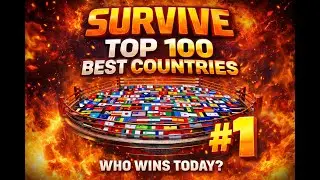 SURVIVE TOP 100 BEST COUNTRIES #1 🔥 | WHO WINS TODAY?