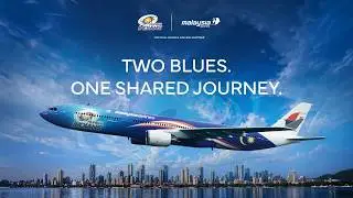 Malaysia Airlines x Mumbai Indians Livery Comes Home to Mumbai