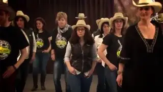 Huercasa Tutoriales Baile Country 4 boys (Blue Moon of Kentucky)