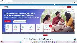 Как оплатить страховой взнос по полису HDFC Life онлайн | Naiwik Tech