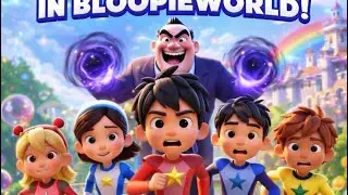 Super Hero Kids Save BloopieWorld! 💥🌟 | Fun Cartoon
