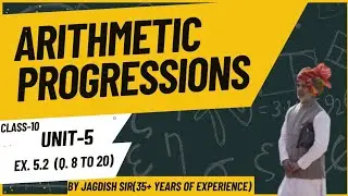 Class 10 Maths Chapter- 5 Introduction | Ex. 5.2 (Q. 1 to 7) Arithmetic Progressions | NCERT | 