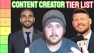 The MMA Content Creator Tier List