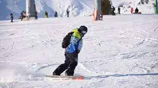 Snowboarding in the French Alps, January 2026 - Val Thorens, Orelle, slope Lory